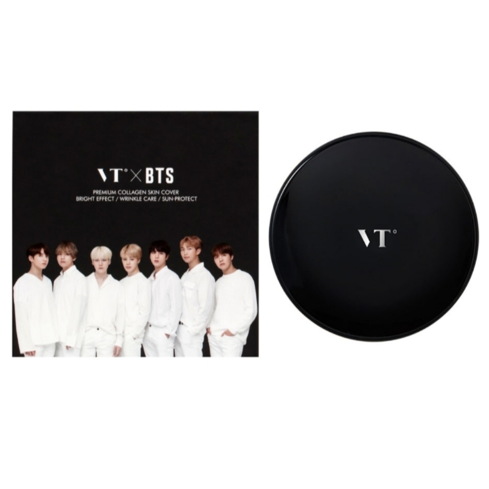 VT Cosmetics VT X BTS Collagen Pact, Black - Picture 12 of 12